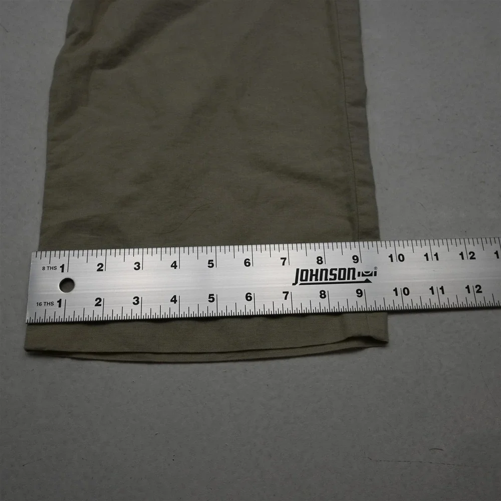 Banana Republic 36x30 Khaki Linen Cotton Standard Beach Wedding Mens Pants